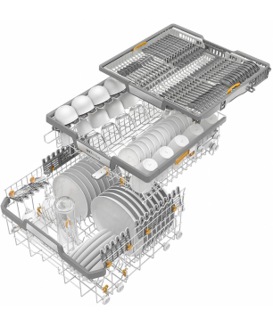 MIELE G 7665 SCVi XXL AutoDos Geschirrspüler (vollintegrierbar, 598 mm breit, 41 dB (A), A)