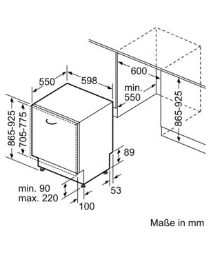 SIEMENS SX87YX03CE iQ700 Geschirrspüler (vollintegrierbar, 598 mm breit, 43 dB (A), B)