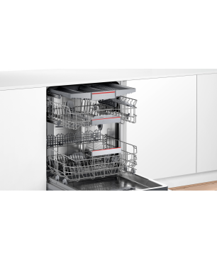 BOSCH SMV 6 ZCX 00 E Serie 6 Geschirrspüler (vollintegrierbar (Besteckschublade, 598 mm breit, 44 dB (A), C)