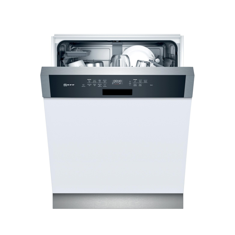 NEFF S 147 EAS 36 E Geschirrspüler (teilintegrierbar (Besteckkorb, 598 mm breit, 44 dB (A), C)
