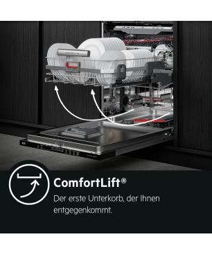 AEG FEE83806PM Geschirrspüler (teilintegrierbar, 596 mm breit, 44 dB (A), D)