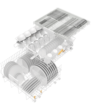 MIELE G 5110 SCU Active Geschirrspüler (unterbaufähig, 598 mm breit, 45 dB (A), D)