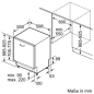 BOSCH SBV6YAX01E Geschirrspüler (vollintegrierbar, 598 mm breit, 43 dB (A), B) BOSCH SBV6YAX01E Geschirrspüler (vollintegrierbar, 598 mm breit, 43 dB (A), B)