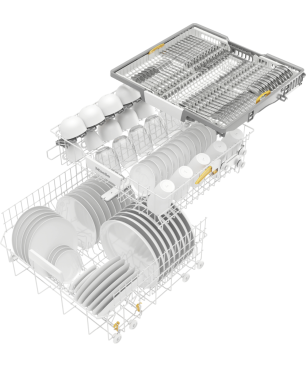 MIELE G 5210 SC Active Plus Geschirrspüler (freistehend, 598 mm breit, 45 dB (A), C)