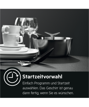 AEG FEE7341AZM Geschirrspüler (teilintegrierbar, 446 mm breit, 44 dB (A), D)