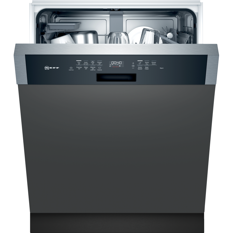 NEFF S147EAS39E N 70 Geschirrspüler (teilintegrierbar, 598 mm breit, 44 dB (A), C)