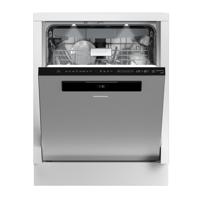 GRUNDIG GNUP4610XC Unterbaugeschirrspüler (Einbaugerät, 598 mm breit, 44 dB (A), A)