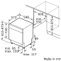 SIEMENS SN43ES03AE iQ300 Geschirrspüler (unterbaufähig, 598 mm breit, 42 dB (A), B)