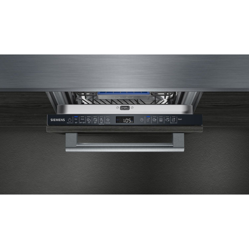 SIEMENS REFURBISHED (*) SR65ZX23ME iQ500 iQ500 Geschirrspüler (vollintegrierbar (Besteckschublade, 448 mm breit, 43 dB (A), C)