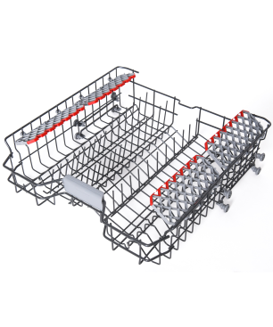 SHARP QW-NA25F44BI-DE Standgeschirrspüler (Standgerät (Besteckkorb + Besteckschublade, 59,8 cm breit, 44 dB (A), B)