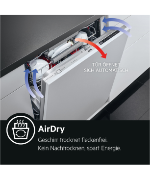 AEG FSB53627P Geschirrspüler (vollintegrierbar, 596 mm breit, 44 dB (A), D)