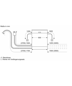 BOSCH SMV4EVX15E Serie 4 Geschirrspüler (vollintegrierbar, 598 mm breit, 44 dB (A), C)