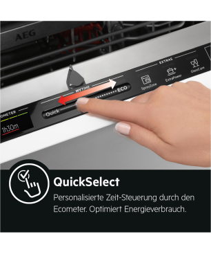 AEG FSK64907Z Serie 6000 mit SatelliteClean® & Besteckschublade Geschirrspüler (vollintegrierbar, 596 mm breit, 44 dB (A), C)