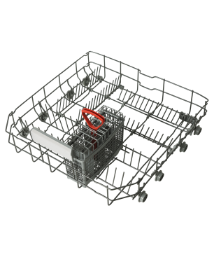 SHARP QW-NA24S42DI-DE Geschirrspüler (teilintegrierbar, 598 mm breit, 42 dB (A), D)
