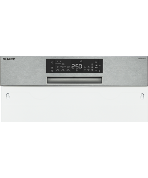 SHARP QW-NA24S42DI-DE Geschirrspüler (teilintegrierbar, 598 mm breit, 42 dB (A), D)
