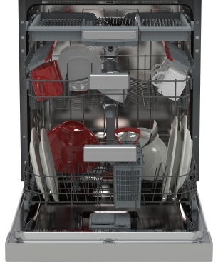 SHARP QW-NA24S42DI-DE Geschirrspüler (teilintegrierbar, 598 mm breit, 42 dB (A), D)