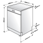 BEKO Beko BDFN26420XQ Geschirrspüler Spülmaschine (freistehend, 598 mm breit, 43 dB (A), E)
