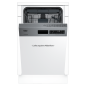 BEKO DSS 28021 X Geschirrspüler (teilintegrierbar, 448 mm breit, 46 dB (A), E)
