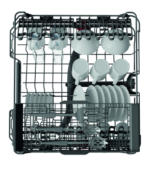 BAUKNECHT BUO 3C33 C X Geschirrspüler (unterbaufähig, 600 mm breit, 43 dB (A), D)