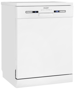 EXQUISIT GSP9313-030E weiss Geschirrspüler (Freistehend mit Unterbaumöglichkeit, 598 mm breit, E)