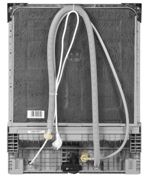 EXQUISIT EGSP6012-E-030E silber Geschirrspüler (Einbaugerät (Besteckkorb, 598 mm breit, 47 dB (A), E)