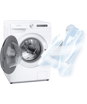 SAMSUNG WD81T554ABW/S2 Waschtrockner (8 kg / 5 kg, 1400 U/Min.)