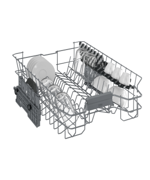 BEKO BDFS26020WQ Geschirrspüler (Freistehend mit Unterbaumöglichkeit, 450 mm breit, 46 dB (A), E)