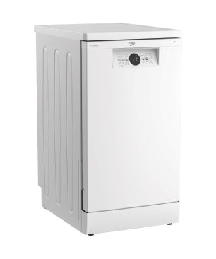 BEKO BDFS26020WQ Geschirrspüler (Freistehend mit Unterbaumöglichkeit, 450 mm breit, 46 dB (A), E)