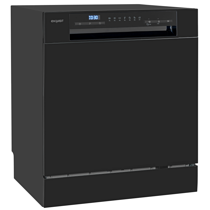 EXQUISIT GSP508-030D Geschirrspüler (freistehend (Besteckkorb, 550 mm breit, 49 dB (A), D) schwarz EXQUISIT GSP508-030D Geschirrspüler (freistehend (Besteckkorb, 550 mm breit, 49 dB (A), D) schwarz