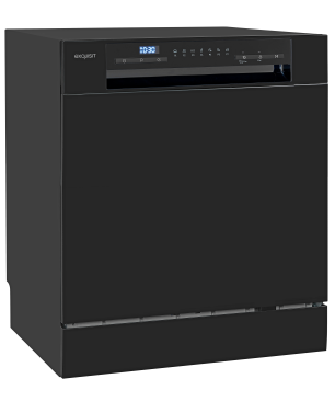 EXQUISIT GSP508-030D Geschirrspüler (freistehend (Besteckkorb, 550 mm breit, 49 dB (A), D)