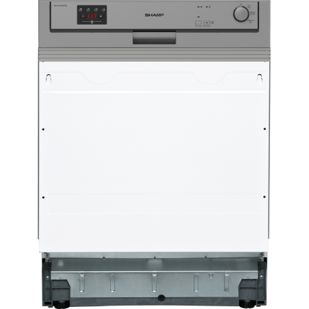 SHARP QW-HX12S47ES-DE Geschirrspüler (teilintegrierbar, 598 mm breit, 47 dB (A), E)