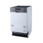 RESPEKTA GSP45TIDM Geschirrspüler (teilintegrierbar (Besteckkorb, 448 mm breit, 49 dB (A), E)