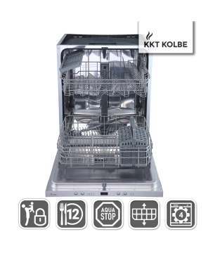 KKT KOLBE DW600VI Geschirrspüler (unterbaufähig, 59,8 cm breit, E)