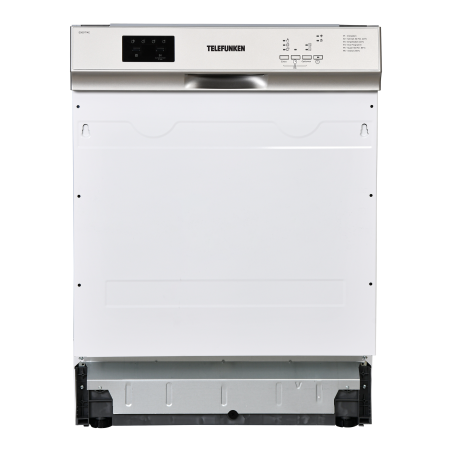 TELEFUNKEN ES60T14E Geschirrspüler (teilintegrierbar, 598 mm breit, E)
