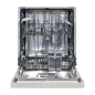 TELEFUNKEN ES60T14E Geschirrspüler (teilintegrierbar, 598 mm breit, E)