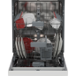 SHARP QW-HX12S47EW-DE Geschirrspüler (teilintegrierbar, 598 mm breit, 47 dB (A), E)