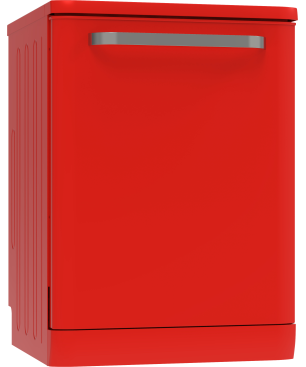 SHARP QW-I23F47ER-DE Retro Geschirrspüler (freistehend, 598 mm breit, 47 dB (A), E)