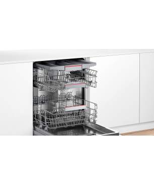 BOSCH SMV 4 HCX 60 E Serie 4 Geschirrspüler (vollintegrierbar (Besteckschublade, 598 mm breit, 41 dB (A), E)