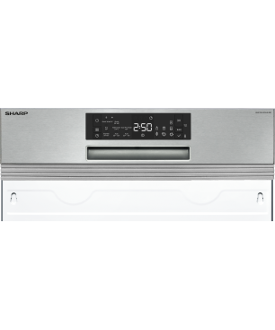 SHARP QW-NA25S44BI-DE Geschirrspüler (teilintegrierbar, 600 mm breit, 44 dB (A), B)