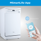 MIDEA SF 5.45NW wi Geschirrspüler (Freistehend mit Unterbaumöglichkeit, 600 mm breit, E)