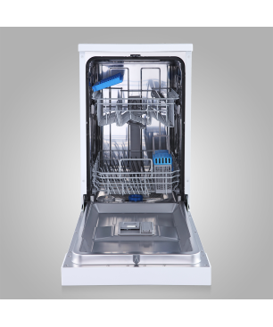 MIDEA SF 5.45NW wi Geschirrspüler (Freistehend mit Unterbaumöglichkeit, 600 mm breit, E)