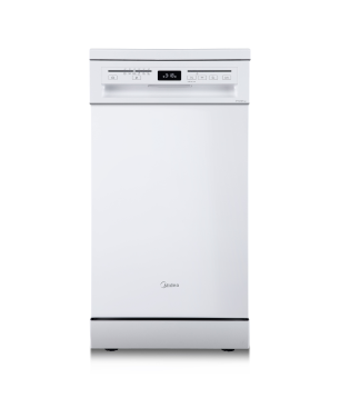 MIDEA SF 5.45NW wi Geschirrspüler (Freistehend mit Unterbaumöglichkeit, 600 mm breit, E)