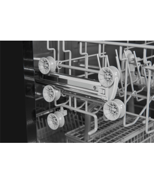 EXQUISIT GSP6312-030D schwarz Geschirrspüler, 598 mm breit, D)