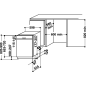 BAUKNECHT BBO 3C33 C X Geschirrspüler (teilintegrierbar, 600 mm breit, 43 dB (A), D)