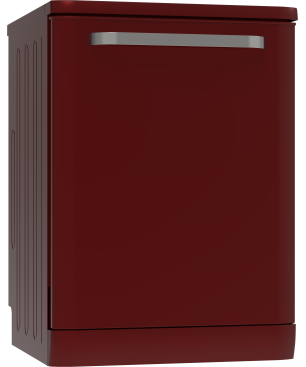 SHARP QW-I23F47EM-DE Retro Geschirrspüler (Freistehend mit Unterbaumöglichkeit, 600 mm breit, 47 dB (A), E)