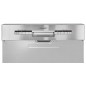 EXQUISIT EGSP1012-EB-030E inox Geschirrspüler (Einbaugerät, 598 mm breit, E)