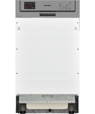 SHARP QW-HS12S47ES-DE Geschirrspüler (teilintegrierbar, 448 mm breit, 47 dB (A), E)