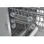EXQUISIT EGSP1012-EB-030E inox Geschirrspüler (Einbaugerät, 598 mm breit, E)