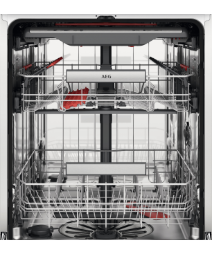 AEG FSE76738P Serie 7000 mit GlassCare & Besteckschublade Wifi Geschirrspüler (vollintegrierbar, 596 mm breit, 43 dB (A), A)