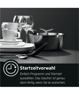 AEG FSE76738P Serie 7000 mit GlassCare & Besteckschublade Wifi Geschirrspüler (vollintegrierbar, 596 mm breit, 43 dB (A), A)